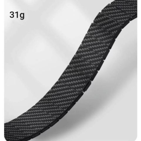 Apple Watch Ultra 49mm Patinda KRD-90 600D Karbon Fiber Kordon