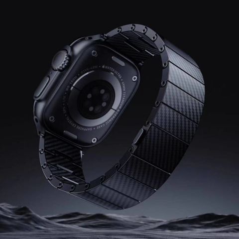 Apple Watch Ultra 49mm Patinda KRD-90 600D Karbon Fiber Kordon