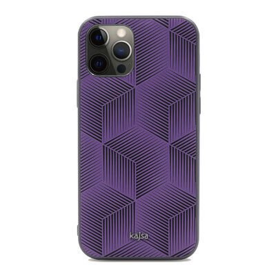 Apple iPhone 12 Pro Kılıf Kajsa Splendid Serisi 3D Cube Kapak