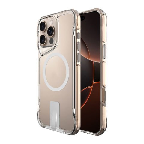 Apple iPhone 16 Pro Max Kılıf Magsafe Şarj Özellikli Patinda T-Max Standlı Kapak