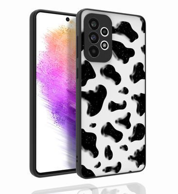 Galaxy A73 Kılıf Desenli Kamera Korumalı Parlak Patinda Nora Kapak