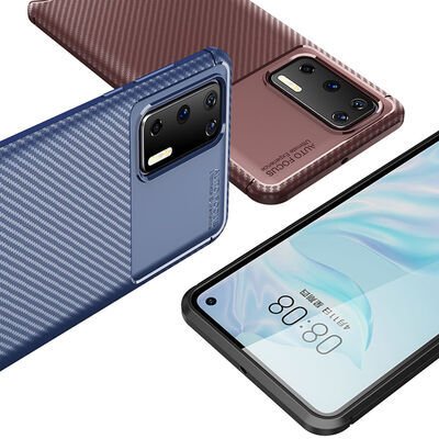 Huawei P40 Kılıf Patinda Negro Silikon Kapak