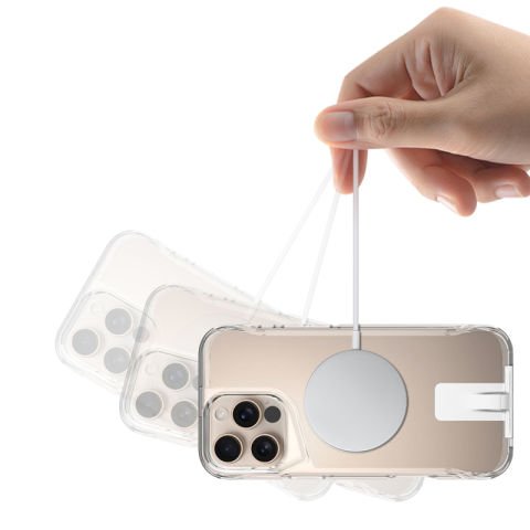 Apple iPhone 16 Pro Max Kılıf Magsafe Şarj Özellikli Patinda T-Max Standlı Kapak