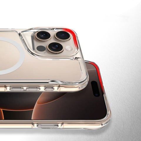 Apple iPhone 16 Pro Max Kılıf Magsafe Şarj Özellikli Patinda T-Max Standlı Kapak