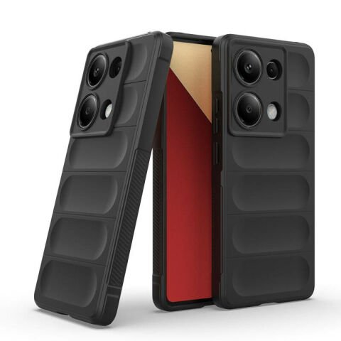 Redmi Note 13 Pro 4G Kılıf Esnek TPU Oyuklu Arka Yüzey Tasarımlı Patinda Etnik Silikon Kapak