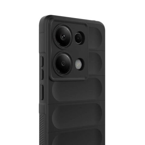 Redmi Note 13 Pro 4G Kılıf Esnek TPU Oyuklu Arka Yüzey Tasarımlı Patinda Etnik Silikon Kapak