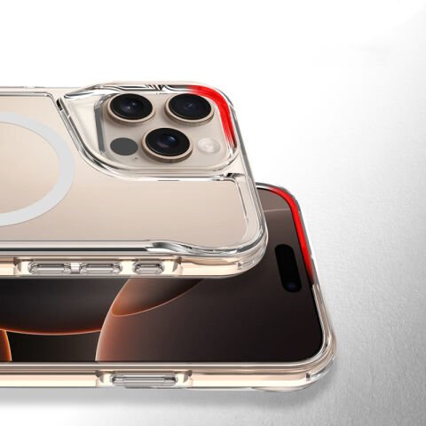 Apple iPhone 16 Pro Kılıf Magsafe Şarj Özellikli Patinda T-Max Standlı Kapak