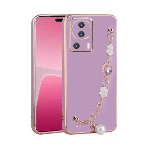 Xiaomi Mi 13 Lite Kılıf El Tutamaçlı Kamera Korumalı Patinda Taka Silikon Kapak
