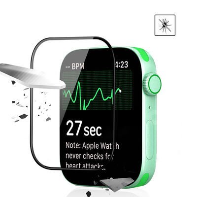Apple Watch 7 41mm Patinda PMMA Pet Saat Ekran Koruyucu