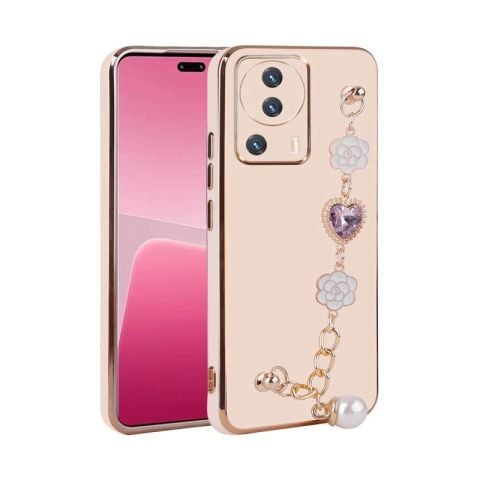 Xiaomi Mi 13 Lite Kılıf El Tutamaçlı Kamera Korumalı Patinda Taka Silikon Kapak