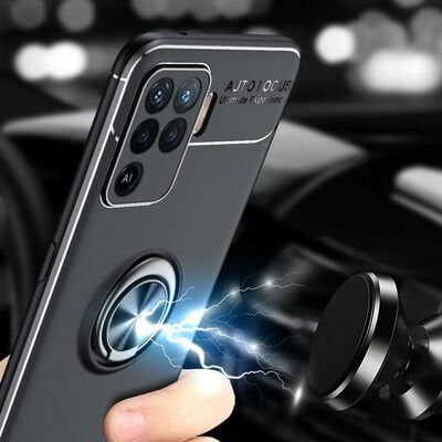 Oppo Reno 5 Lite Kılıf Patinda Ravel Silikon Kapak
