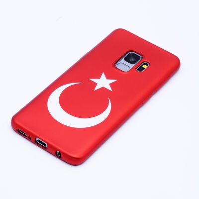 Galaxy S9 Kılıf Patinda Bayrak Silikon
