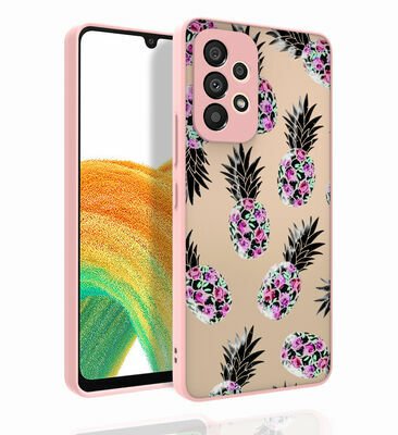 Galaxy A53 5G Kılıf Desenli Kamera Korumalı Parlak Patinda Nora Kapak