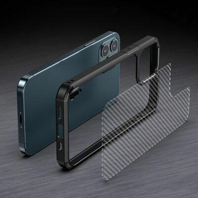 Apple iPhone 12 Mini Kılıf Patinda İnoks Kapak
