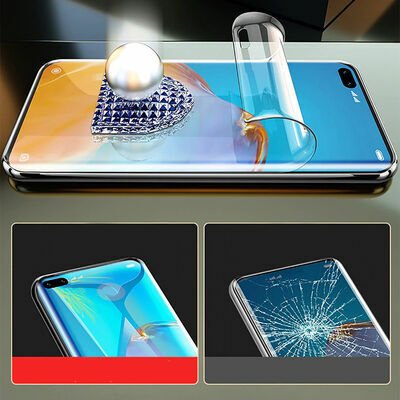 Huawei P40 Pro Patinda Süper Pet Ekran Koruyucu Jelatin