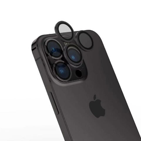 Apple iPhone 15 Pro Max Patinda CL-15 Parmak İzi Bırakmayan Anti-Reflective Kamera Lens Koruyucu