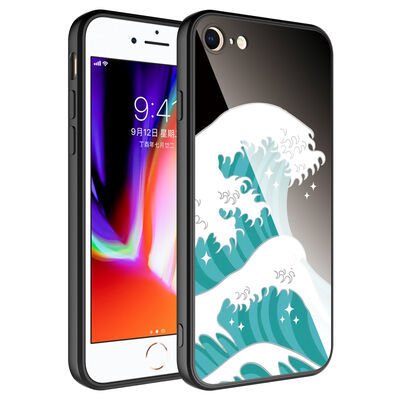 Apple iPhone 7 Kılıf Kamera Korumalı Desenli Sert Silikon Patinda Epoksi Kapak