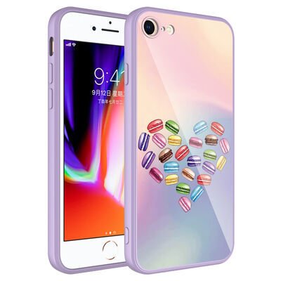 Apple iPhone 7 Kılıf Kamera Korumalı Desenli Sert Silikon Patinda Epoksi Kapak