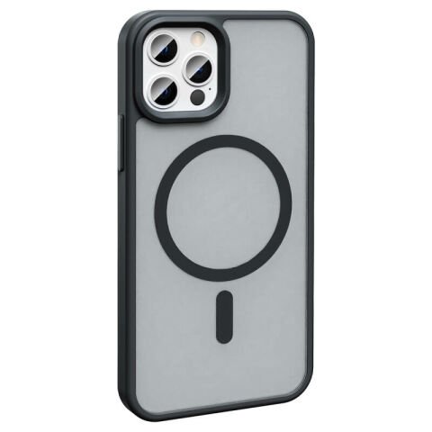 Apple iPhone 13 Pro Max Kılıf Magsafe Şarj Özellikli Mat Arka Yüzey Patinda Sio Kapak