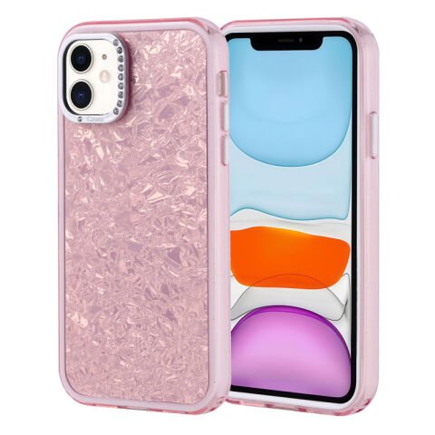 Apple iPhone 11 Kılıf Taşlı Tasarımlı Patinda Kapi Kapak