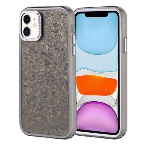 Apple iPhone 11 Kılıf Taşlı Tasarımlı Patinda Kapi Kapak