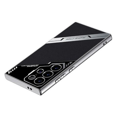 Galaxy S23 Ultra Kılıf Kamera Korumalı Suni Deri Tasarım Patinda Yeni Seri Procase Kapak