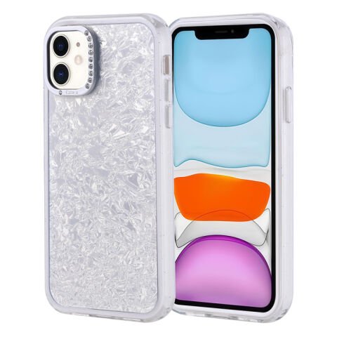 Apple iPhone 11 Kılıf Taşlı Tasarımlı Patinda Kapi Kapak