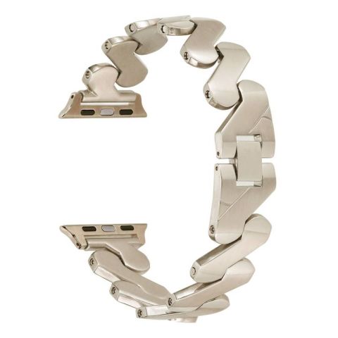 Apple Watch 7 45mm Kordon KRD-80 Metal Strap Kayış