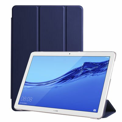 Huawei T5 10 inc Patinda Smart Cover Standlı 1-1 Kılıf