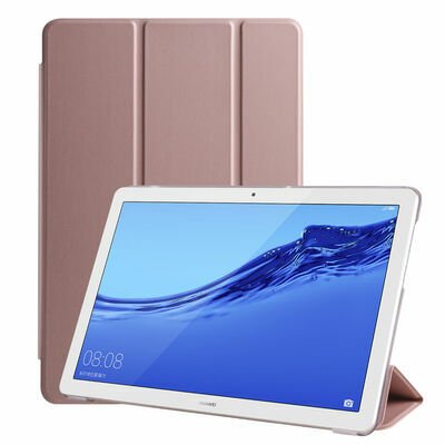 Huawei T5 10 inc Patinda Smart Cover Standlı 1-1 Kılıf