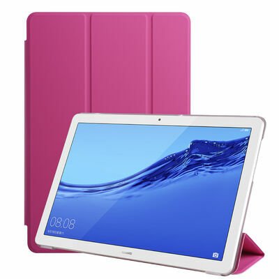 Huawei T5 10 inc Patinda Smart Cover Standlı 1-1 Kılıf