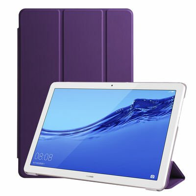 Huawei T5 10 inc Patinda Smart Cover Standlı 1-1 Kılıf