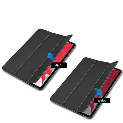 Apple iPad Air 10.9 2022 (5.Nesil) Patinda Smart Cover Standlı 1-1 Kılıf