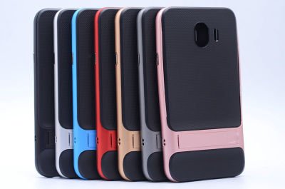 Galaxy J4 Kılıf Patinda Standlı Verus Kapak