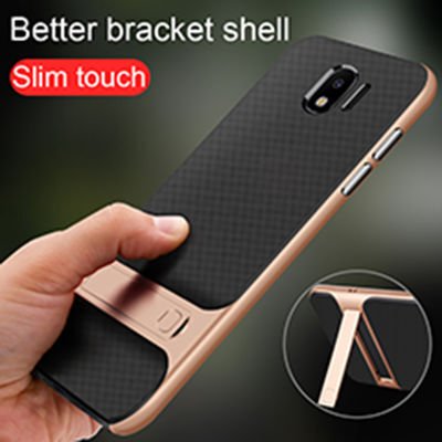 Galaxy J4 Kılıf Patinda Standlı Verus Kapak
