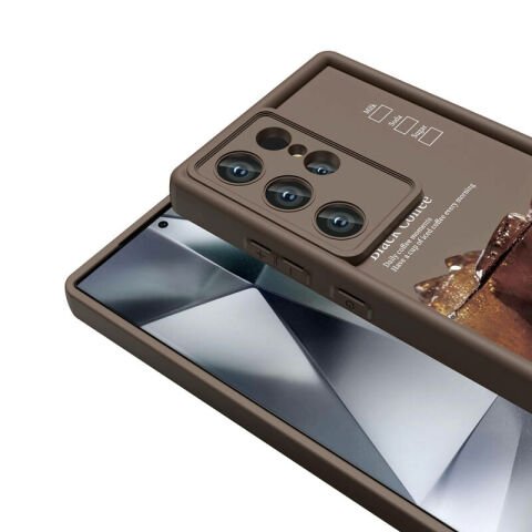 Galaxy S24 Ultra Kılıf Kamera Korumalı Baskılı Arka Yüzey Patinda Klas Kapak