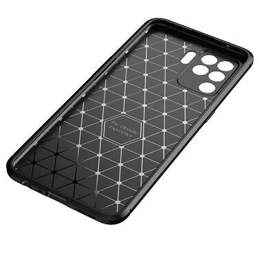 Oppo Reno 5 Lite Kılıf Patinda Negro Silikon Kapak