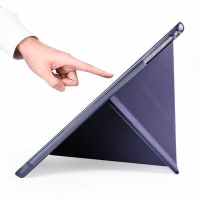 Apple iPad 9.7 2018 (6.Nesil) Kılıf Patinda Tri Folding Kalem Bölmeli Standlı Kılıf