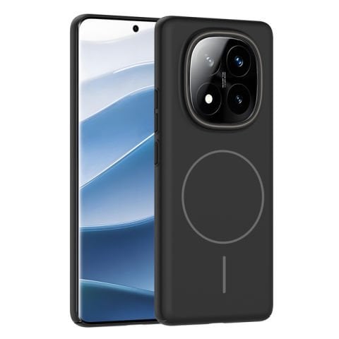 Xiaomi Redmi Note 14 Pro Plus Kılıf Magsafe Şarj Özellikli Patinda Ruby Sert Kapak