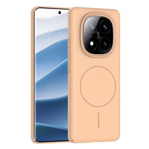 Xiaomi Redmi Note 14 Pro Plus Kılıf Magsafe Şarj Özellikli Patinda Ruby Sert Kapak