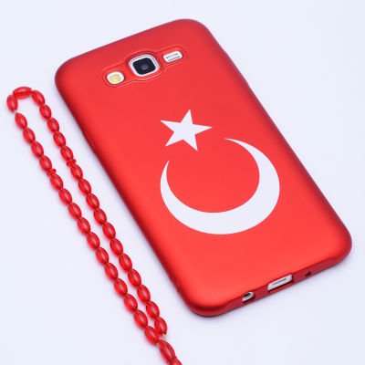 Galaxy S3 Kılıf Patinda Bayrak Silikon