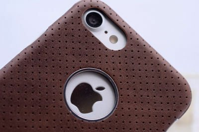 Apple iPhone 7 Plus Kılıf Patinda Derili Deku Silikon