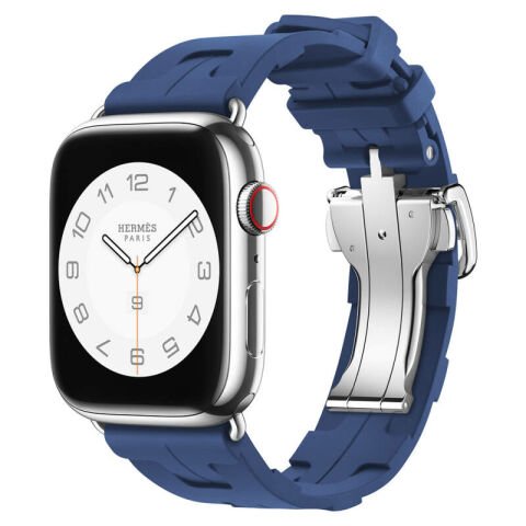 Apple Watch 44mm Spor Görünümlü Patinda KRD-94 Silikon Kordon