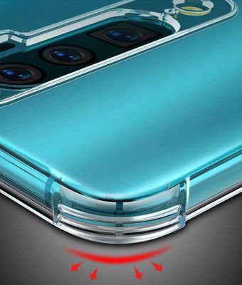 Oppo A5 2020 Kılıf Patinda Nitro Anti Shock Silikon