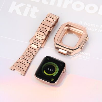 Apple Watch 7 45mm Patinda KRD-64 Metal Kordon