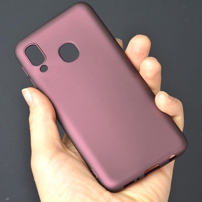 Galaxy A40 Kılıf Patinda Premier Silikon Kapak