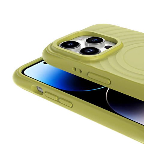 Apple iPhone 14 Pro Max Magsafe Şarj Özellikli Airbagli Mat Görünümlü Patinda Hepi Kapak