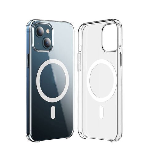 Apple iPhone 15 Kılıf Patinda Wireless Şarj Özellikli Şeffaf Orjin Kapak