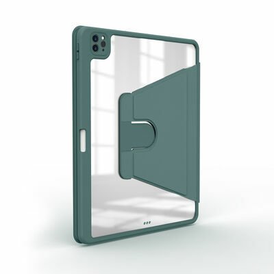 Apple iPad Pro 12.9 2021 (5.Nesil) Kılıf Patinda Nayn Dönebilen Standlı Kılıf