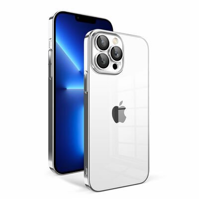 Apple iPhone 12 Pro Kılıf Kamera Korumalı Renkli Çerçeveli Patinda Garaj Kapak